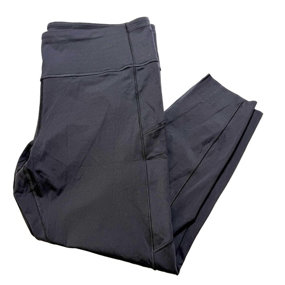 Lululemon Black Fast Free 7/8 Tight II Non-Reflective Nulux 25" Size 18 NWOT - Picture 1 of 6